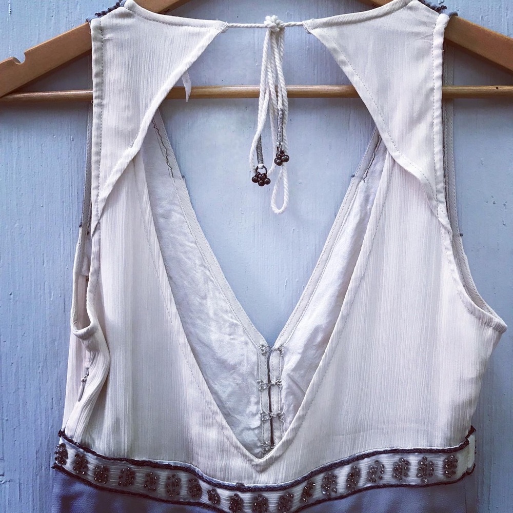 Free People Last Flowers Beaded Mini Dress - Picture 10 of 14